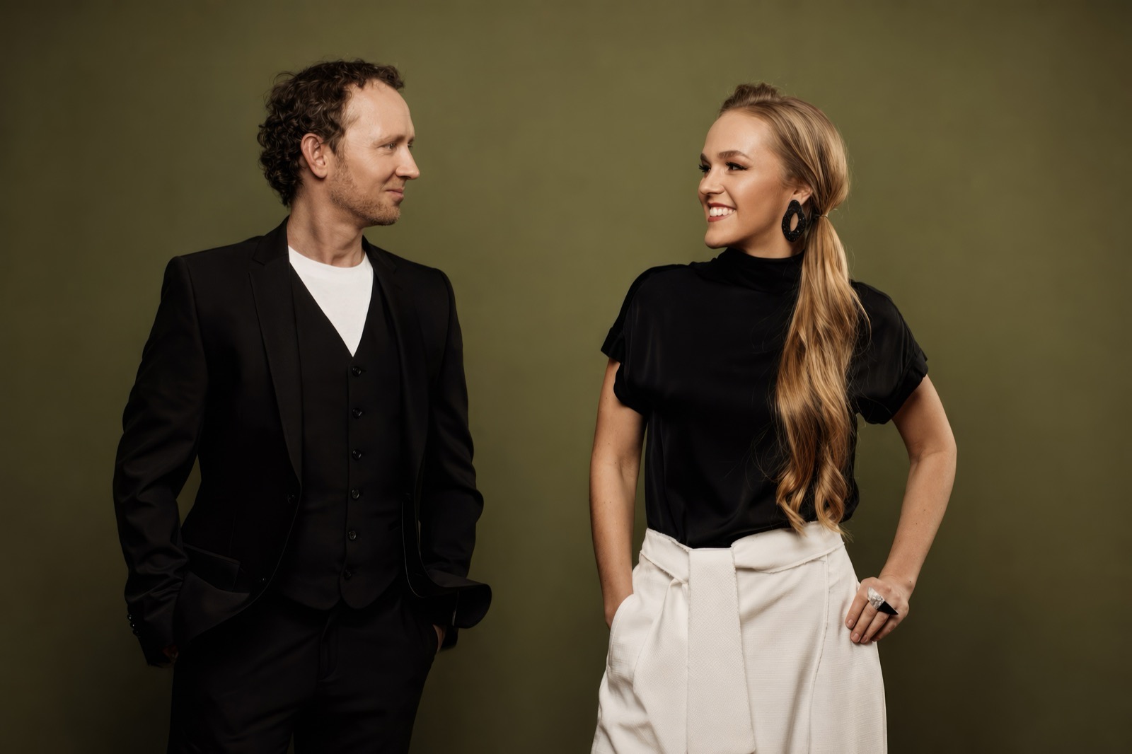 Kadri Voorand and Mihkel Mälgand duo press photo by Anu Hammer